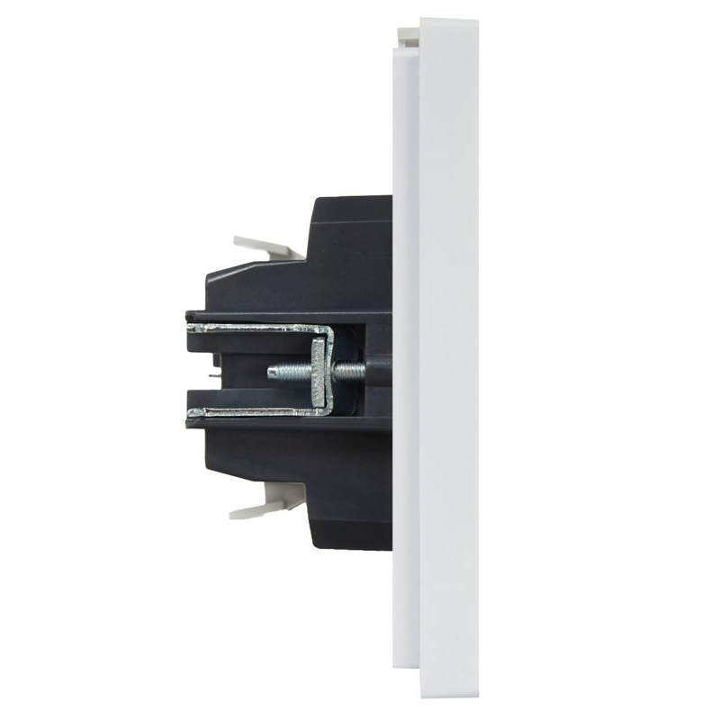 FORTE&PIANO Выключатель 2-клавишный с индикацией 10А FP206 белый IEK