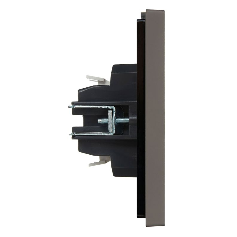 FORTE&PIANO Выключатель 2-клавишный проходной 10А FP307 серый IEK