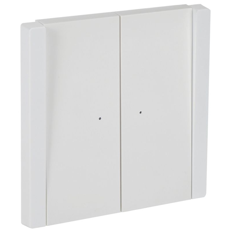 FORTE&PIANO Выключатель 2-клавишный проходной с индикацией 10А FP208 белый IEK