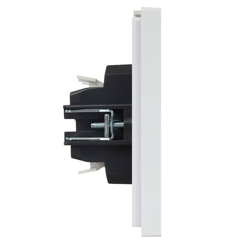 FORTE&PIANO Выключатель 2-клавишный проходной с индикацией 10А FP208 белый IEK