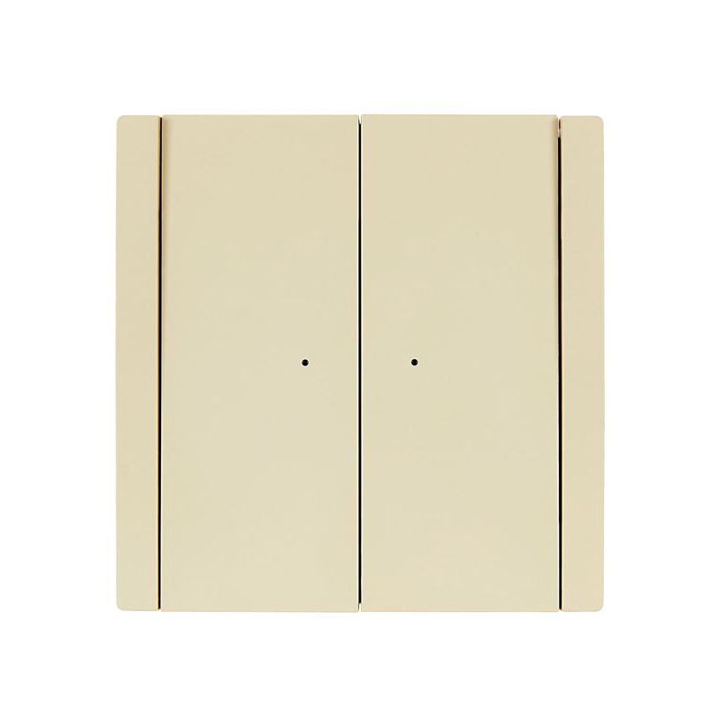 FORTE&PIANO Выключатель 2-клавишный проходной с индикацией 10А FP408 ваниль IEK