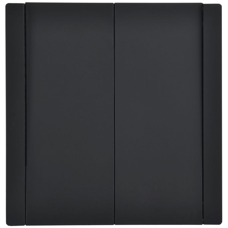 FORTE&PIANO Выключатель 2-клавишный перекрестный 10А FP109 черный IEK