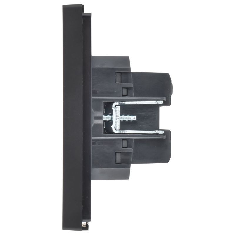 FORTE&PIANO Выключатель 2-клавишный перекрестный 10А FP109 черный IEK