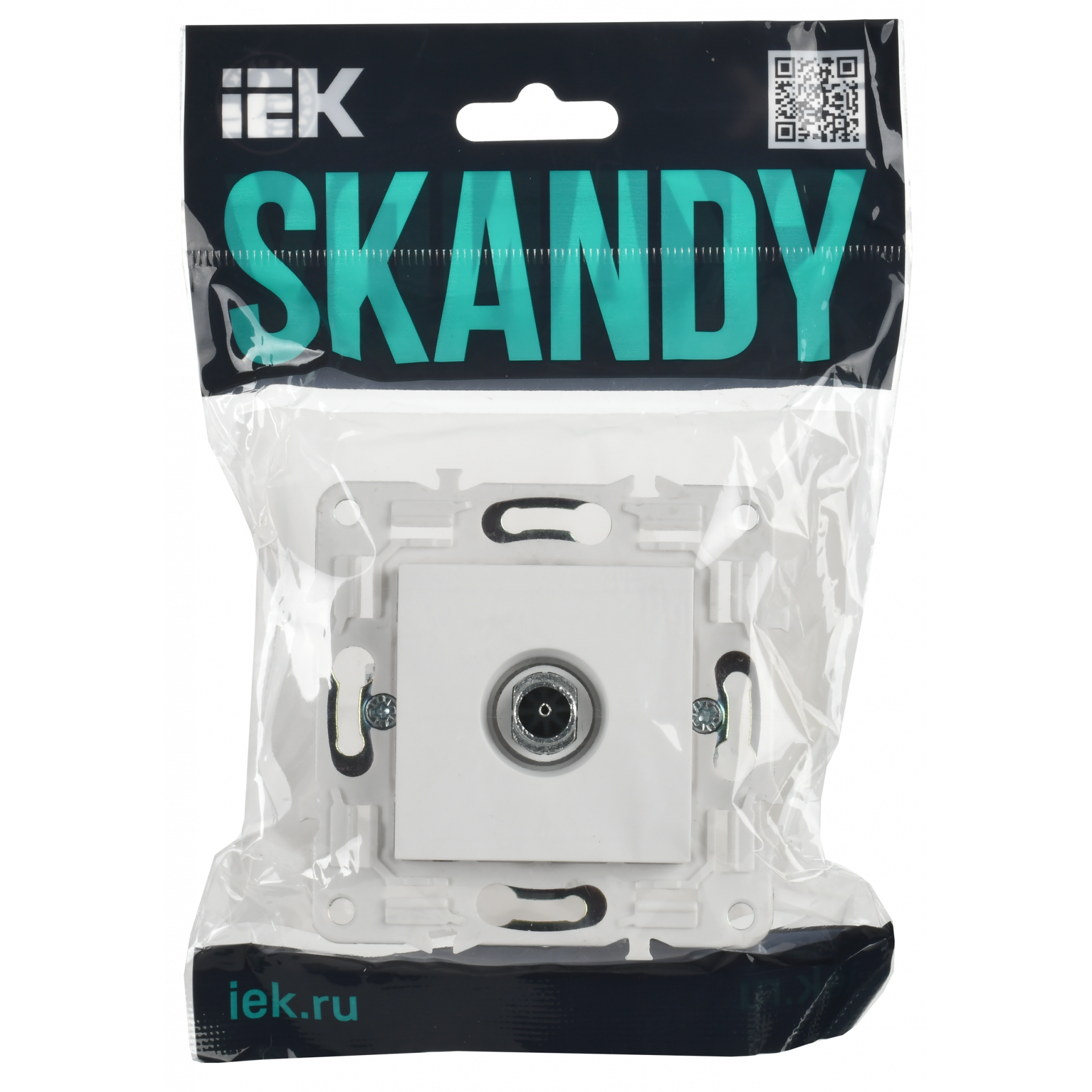 SKANDY Розетка TV оконечная SK-A12W арктический белый IEK
