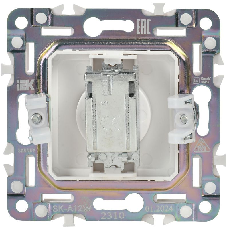 SKANDY Розетка TV оконечная SK-A12W арктический белый IEK
