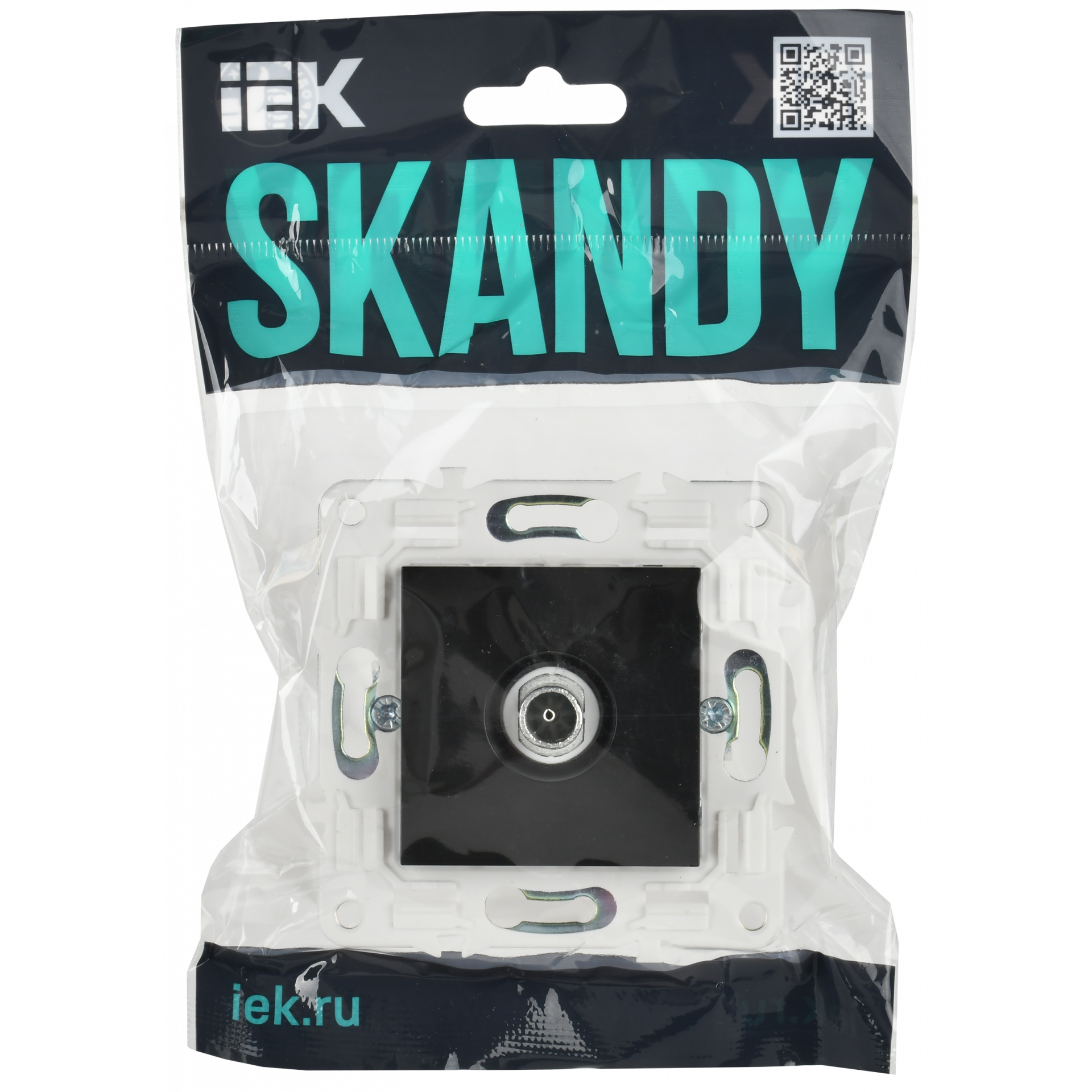 SKANDY Розетка TV оконечная SK-A12Bl черный IEK