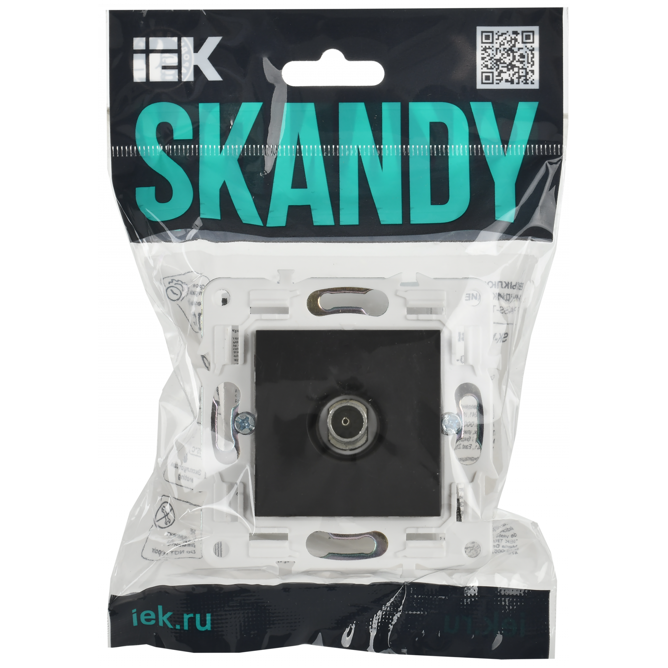 SKANDY Розетка TV оконечная SK-A12T титан IEK