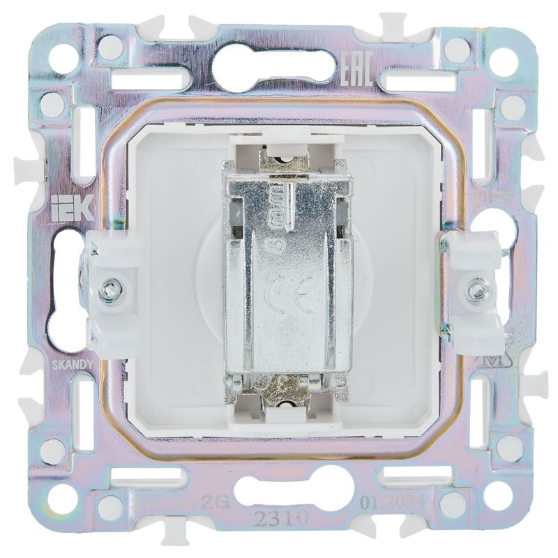 SKANDY Розетка TV оконечная SK-A12G графит IEK