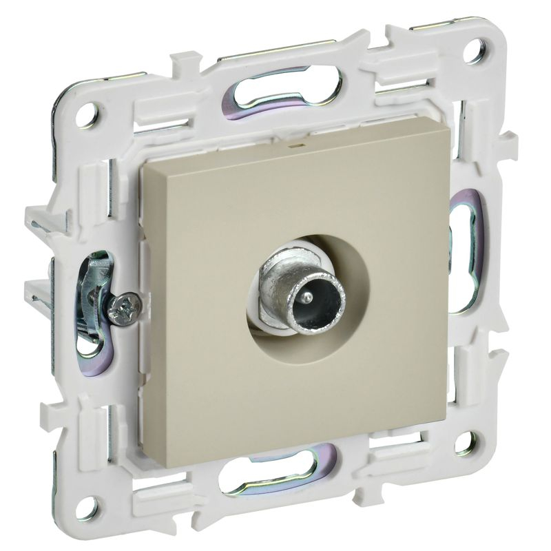 SKANDY Розетка TV проходная SK-A17B бежевый IEK