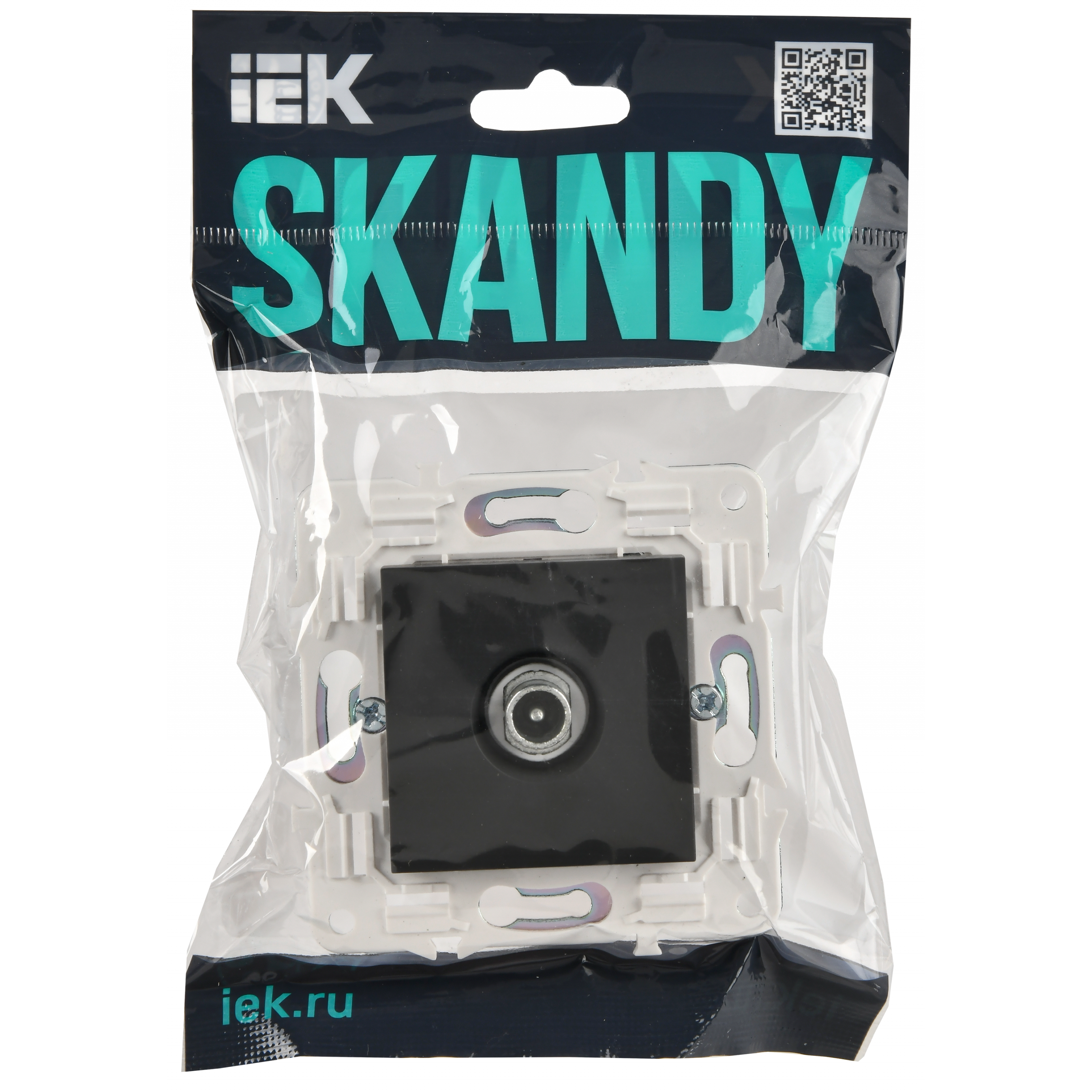 SKANDY Розетка TV проходная SK-A17T титан IEK