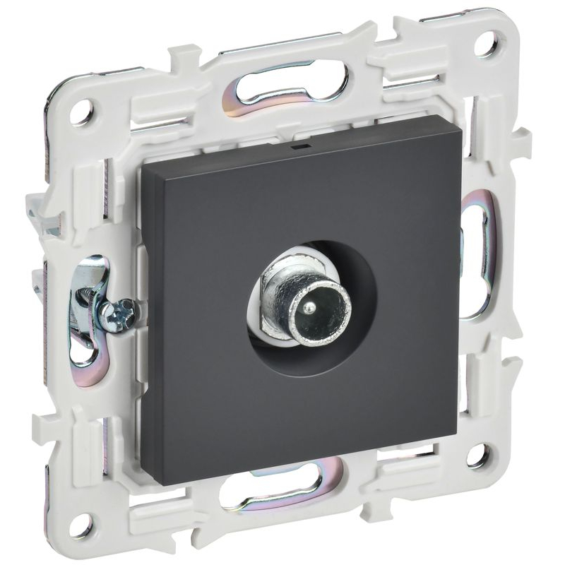 SKANDY Розетка TV проходная SK-A17T титан IEK