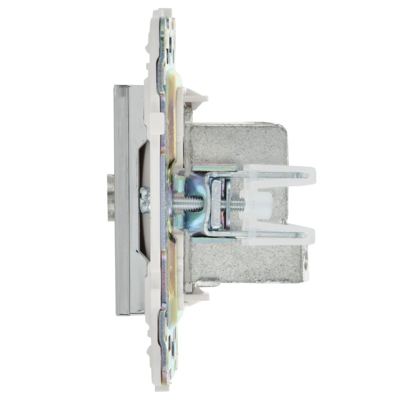 SKANDY Розетка TV проходная SK-A17N металл никель IEK