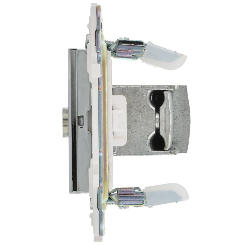 SKANDY Розетка TV проходная SK-A17N металл никель IEK