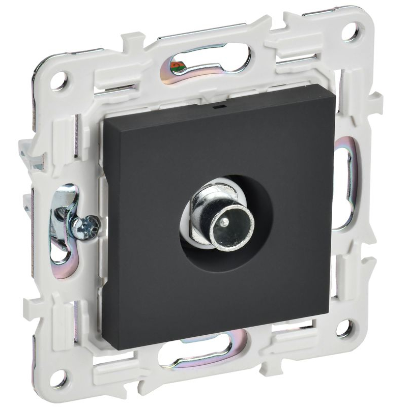 SKANDY Розетка TV проходная SK-A17G графит IEK