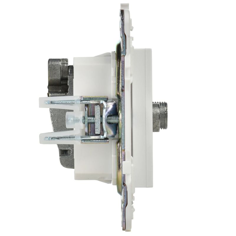 SKANDY Розетка двойная TV+SAT SK-A13W арктический белый IEK