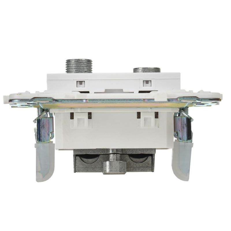 SKANDY Розетка двойная TV+SAT SK-A13W арктический белый IEK