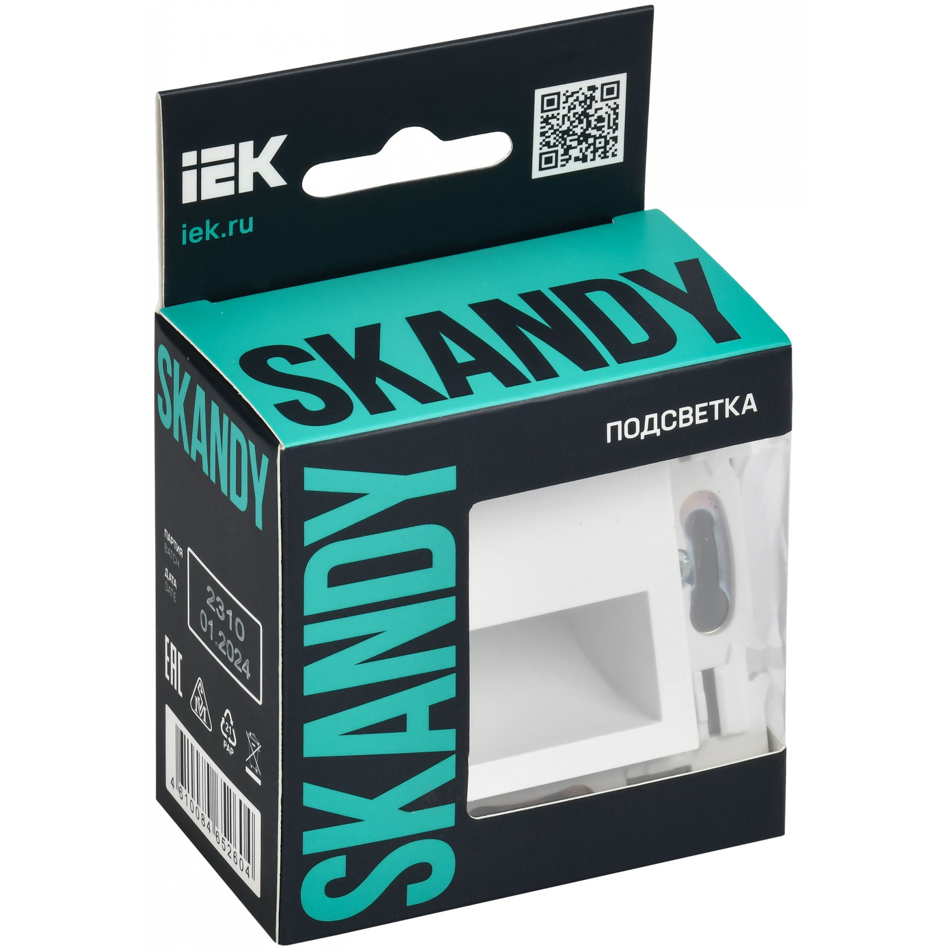 SKANDY Подсветка LED встраиваемая SK-L01W арктический белый IEK