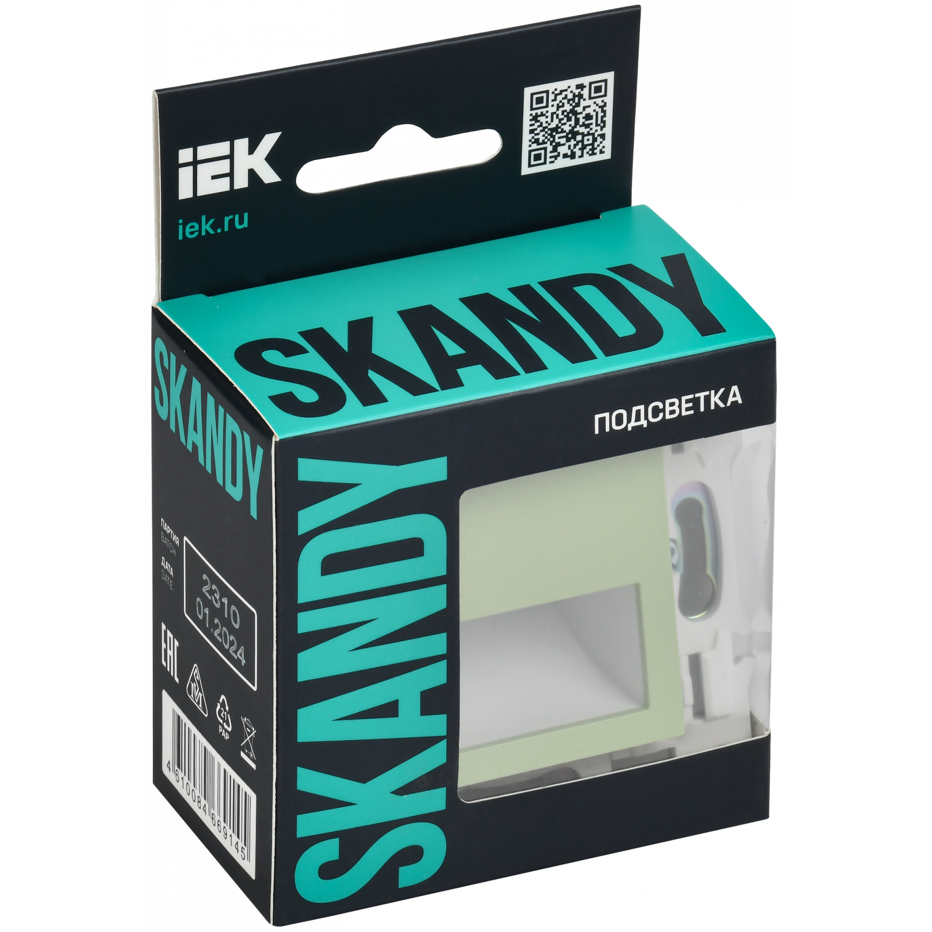 SKANDY Подсветка LED встраиваемая SK-L01G мятный IEK