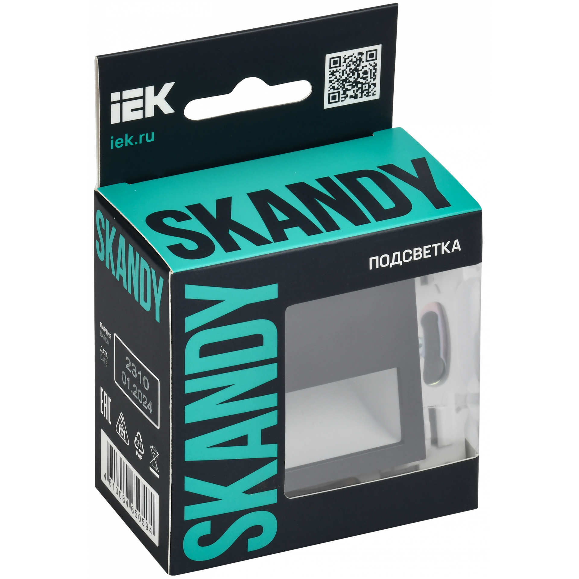 SKANDY Подсветка LED встраиваемая SK-L01T титан IEK