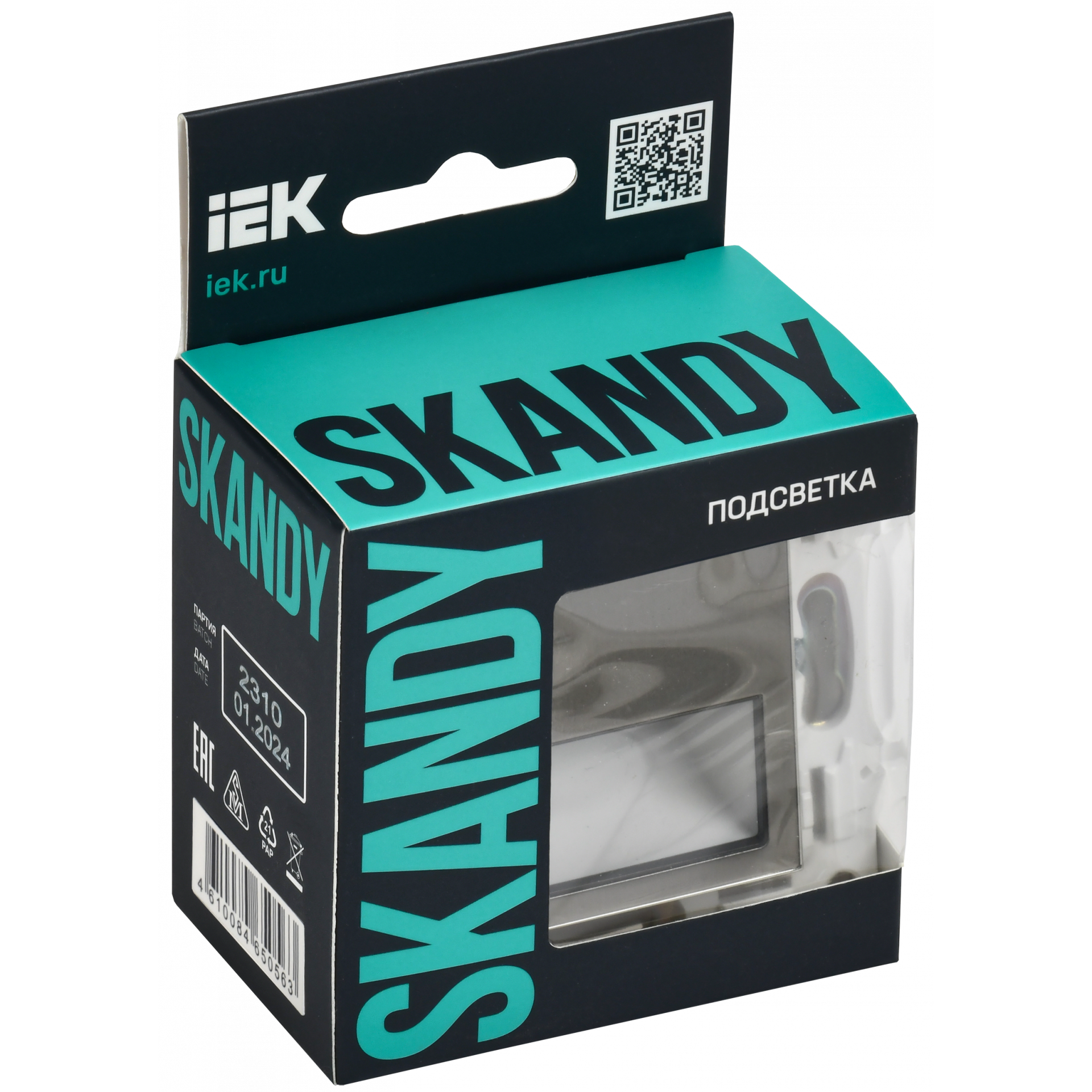 SKANDY Подсветка LED встраиваемая SK-L01N металл никель IEK