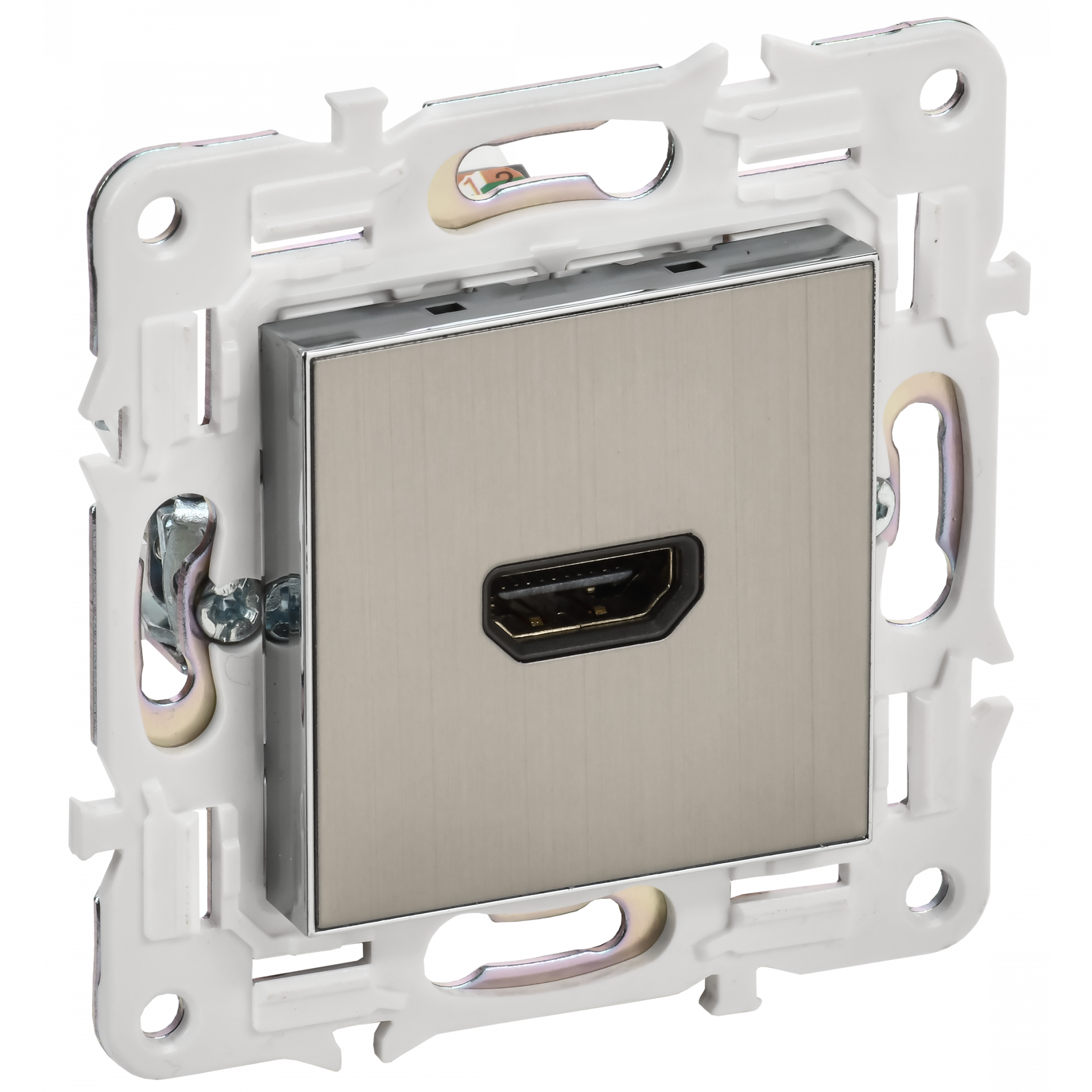 SKANDY Розетка HDMI SK-H01N металл никель IEK