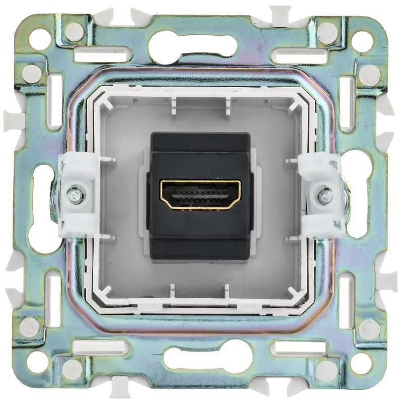 SKANDY Розетка HDMI SK-H01N металл никель IEK