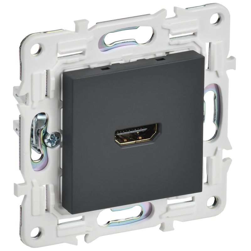SKANDY Розетка HDMI SK-H01G графит IEK