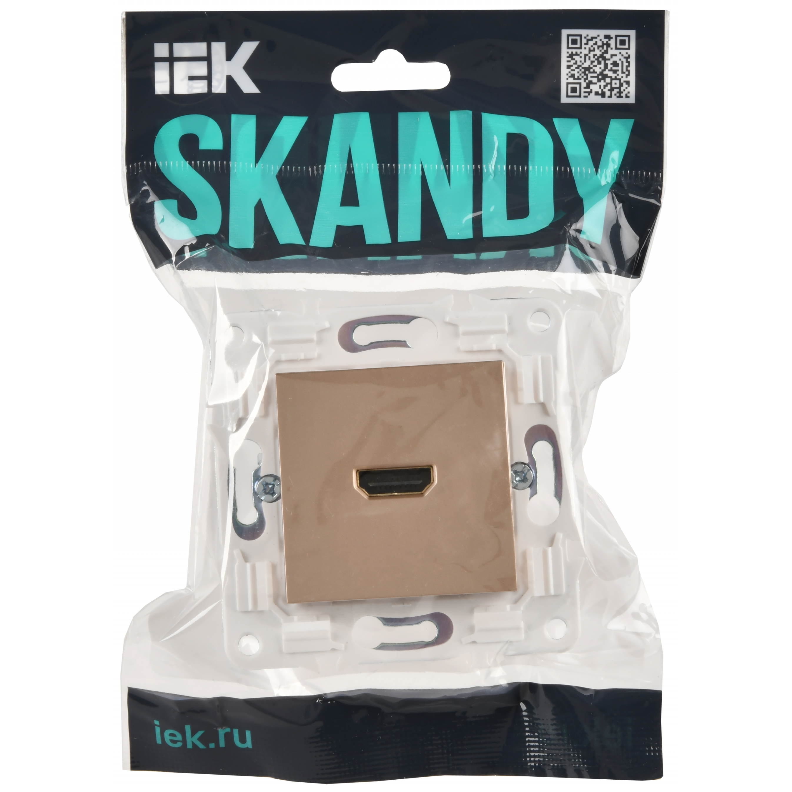 SKANDY Розетка HDMI SK-H01Sa песочный IEK