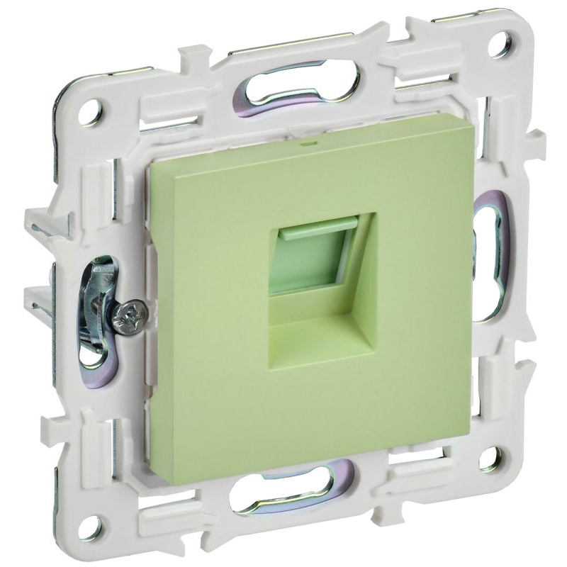 SKANDY Розетка компьютерная RJ45 кат.5E SK-K01G мятный IEK