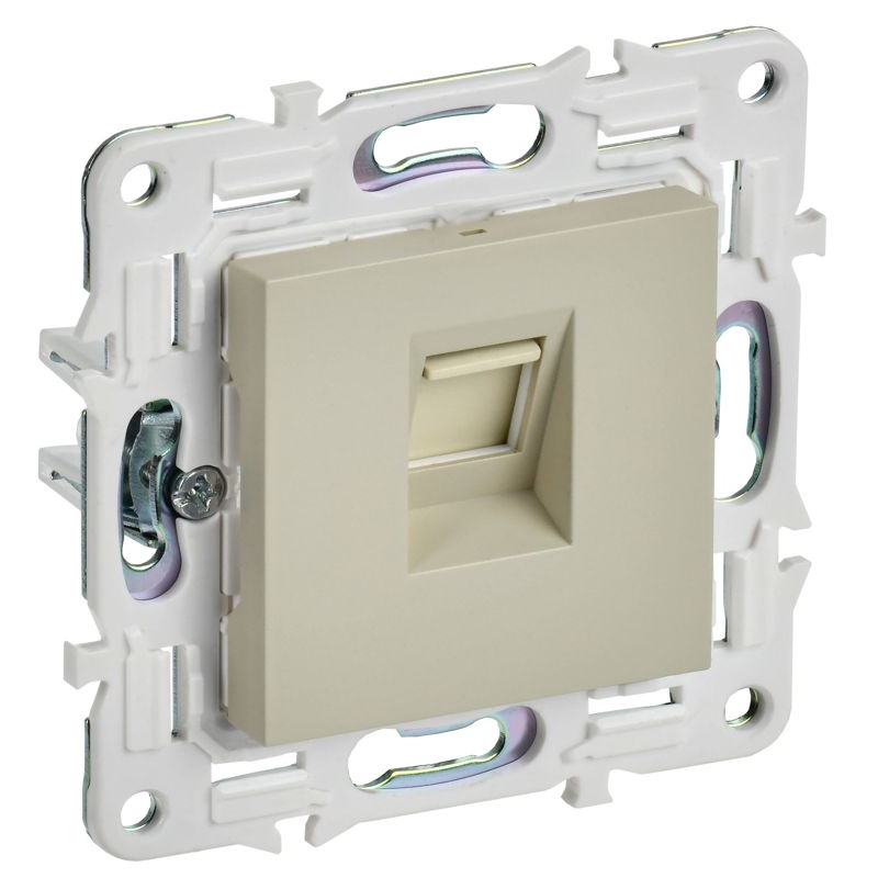 SKANDY Розетка компьютерная RJ45 кат.5E SK-K01B бежевый IEK