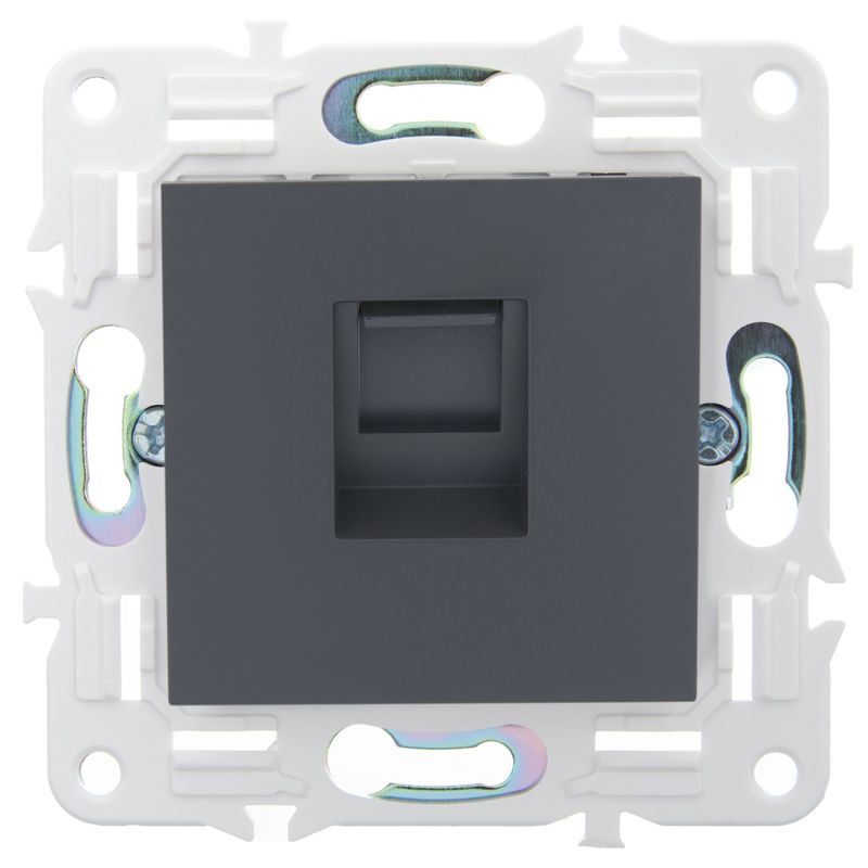 SKANDY Розетка компьютерная RJ45 кат.5E SK-K01T титан IEK