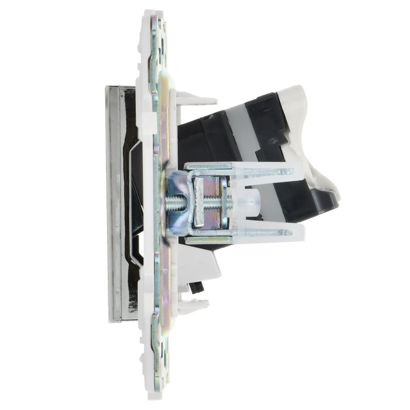 SKANDY Розетка компьютерная RJ45 кат.5E SK-K01N металл никель IEK