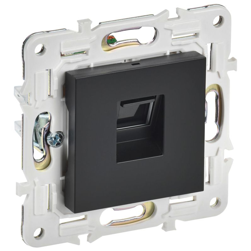 SKANDY Розетка компьютерная RJ45 кат.6 SK-K02Bl черный IEK