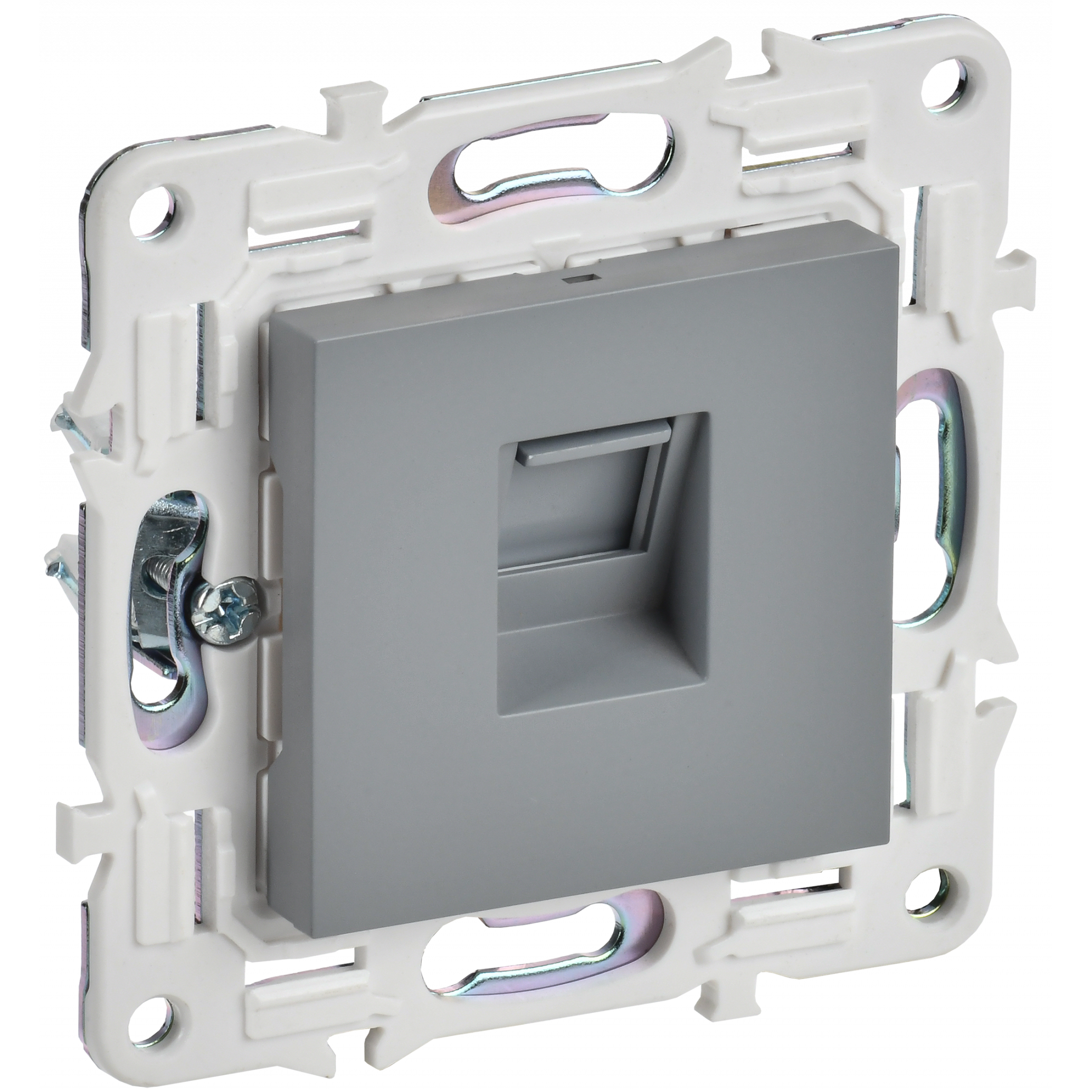 SKANDY Розетка компьютерная RJ45 кат.6 SK-K02Gr серый IEK