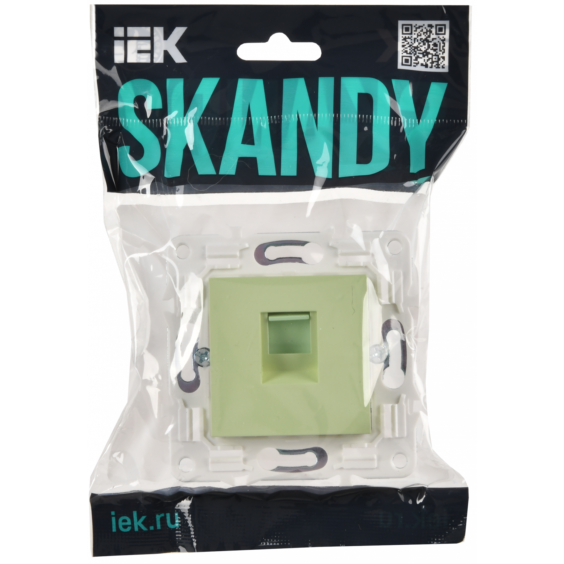 SKANDY Розетка компьютерная RJ45 кат.6 SK-K02G мятный IEK