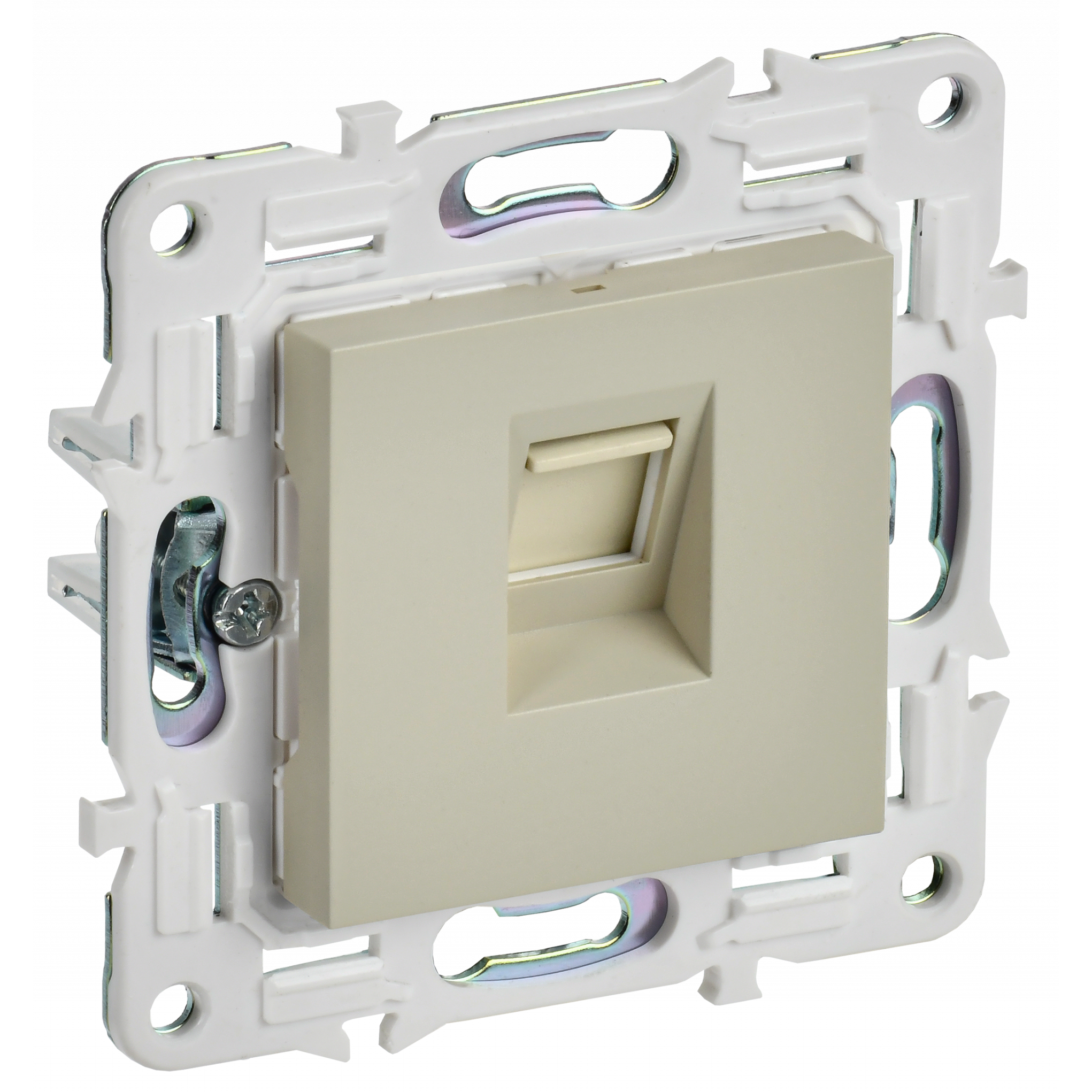 SKANDY Розетка компьютерная RJ45 кат.6 SK-K02B бежевый IEK