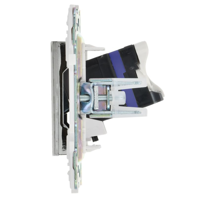 SKANDY Розетка компьютерная RJ45 кат.6 SK-K02N металл никель IEK