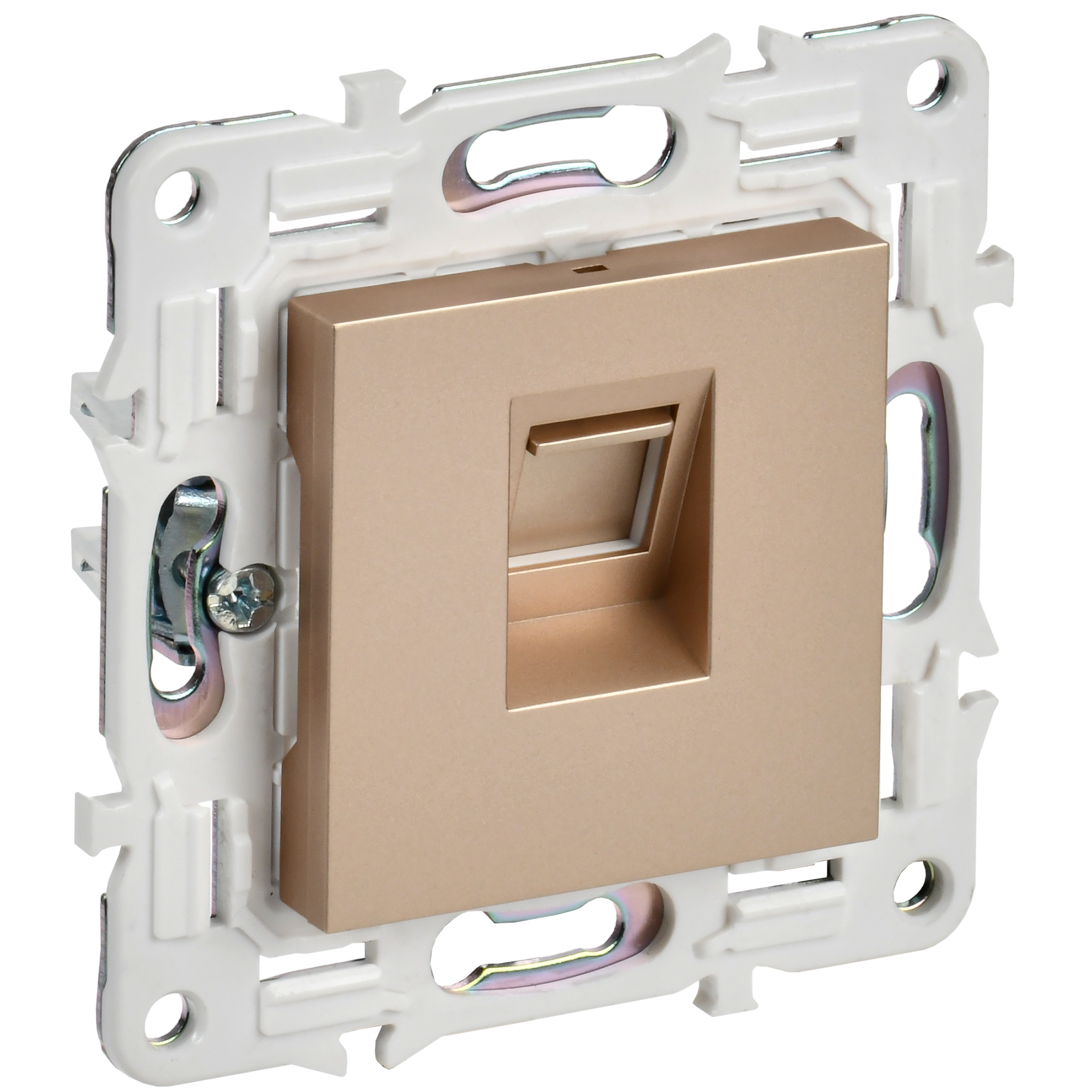 SKANDY Розетка компьютерная RJ45 кат.6 SK-K02Sa песочный IEK