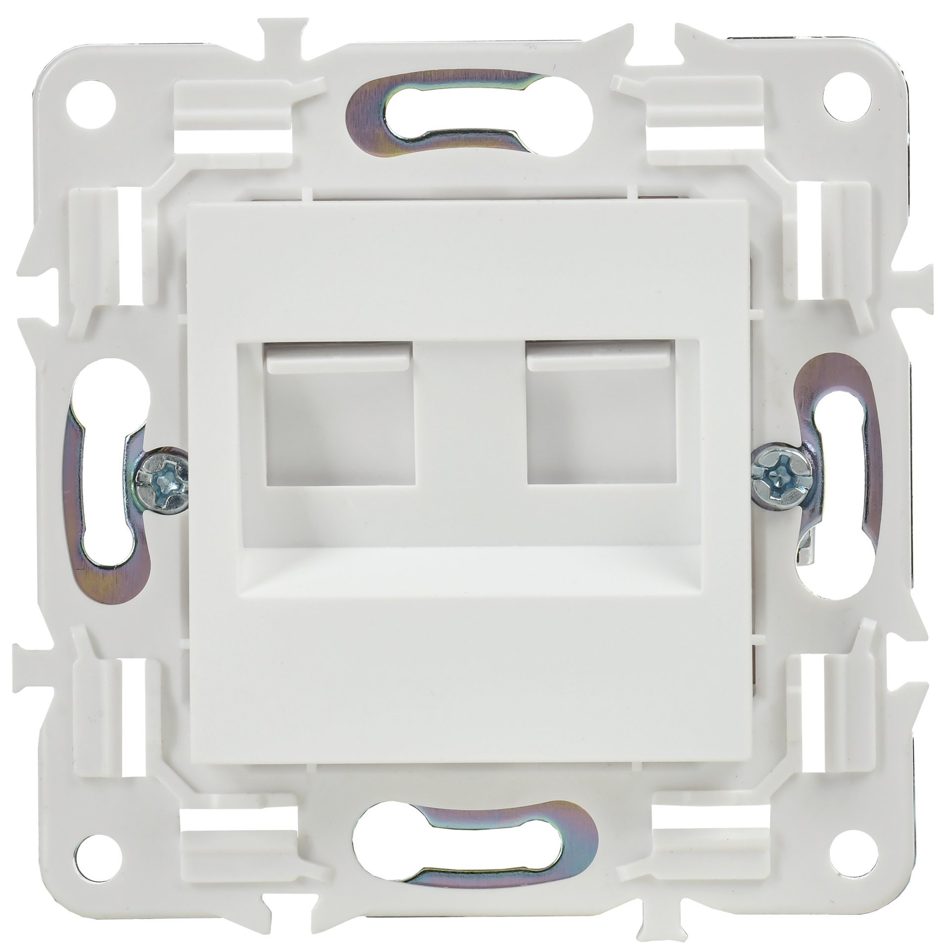 SKANDY Розетка компьютерная двойная RJ45 кат.5E SK-K03W арктический белый IEK