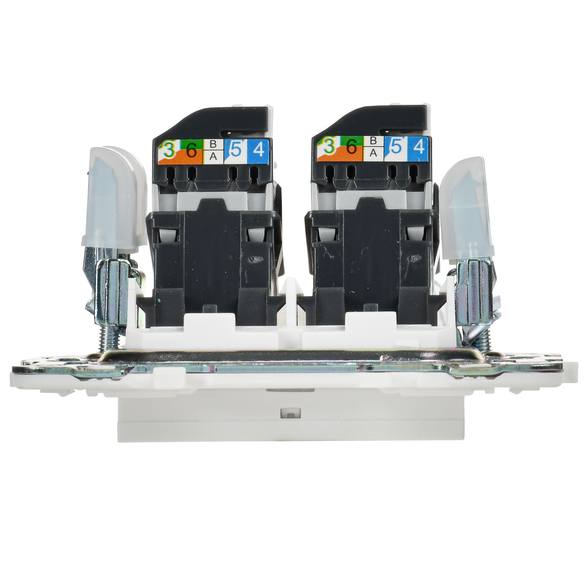 SKANDY Розетка компьютерная двойная RJ45 кат.5E SK-K03W арктический белый IEK