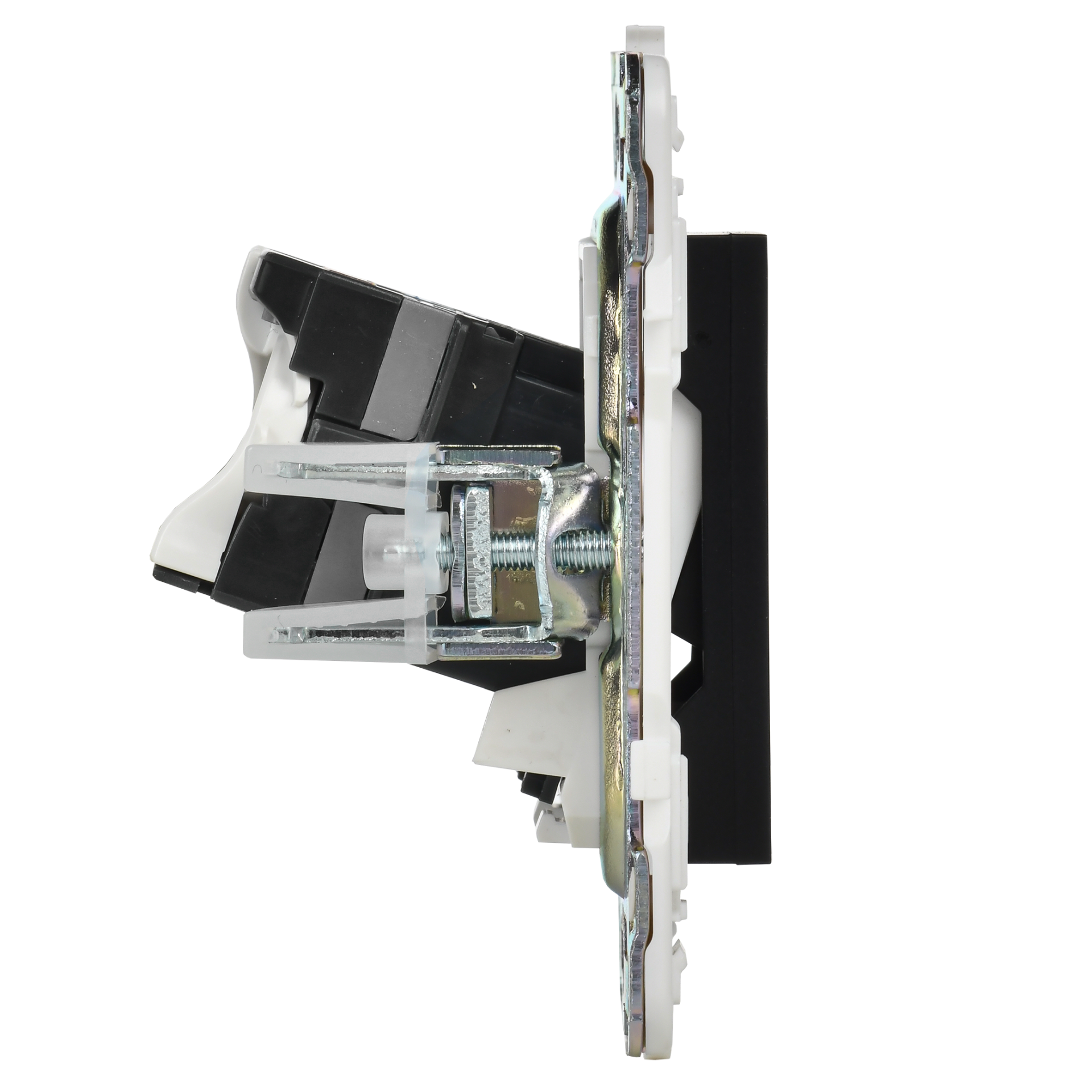 SKANDY Розетка компьютерная двойная RJ45 кат.5E SK-K03Bl черный IEK
