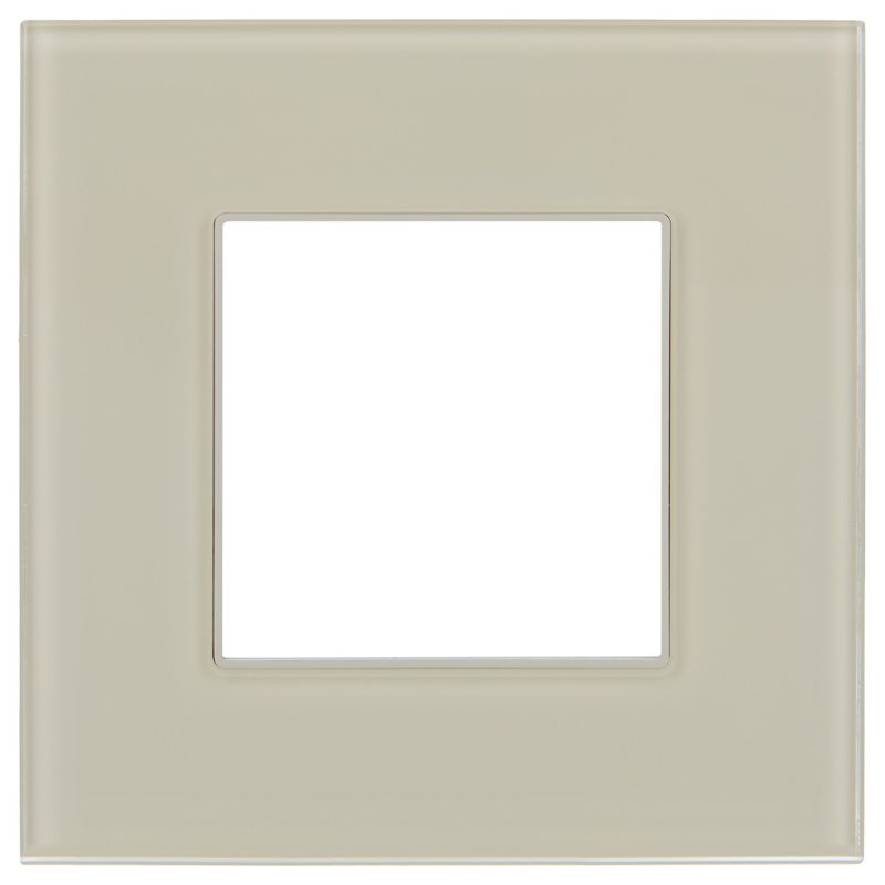 SKANDY Рамка 1-местная SK-F21B стекло беж. IEK