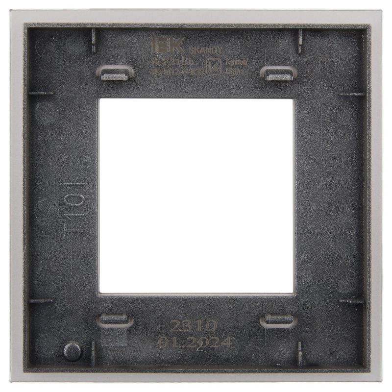 SKANDY Рамка 1-местная SK-F21Sh стекло шампань IEK