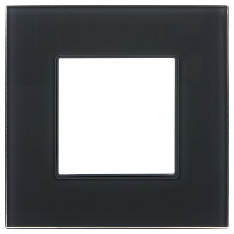 SKANDY Рамка 1-местная SK-F21G стекло графит IEK