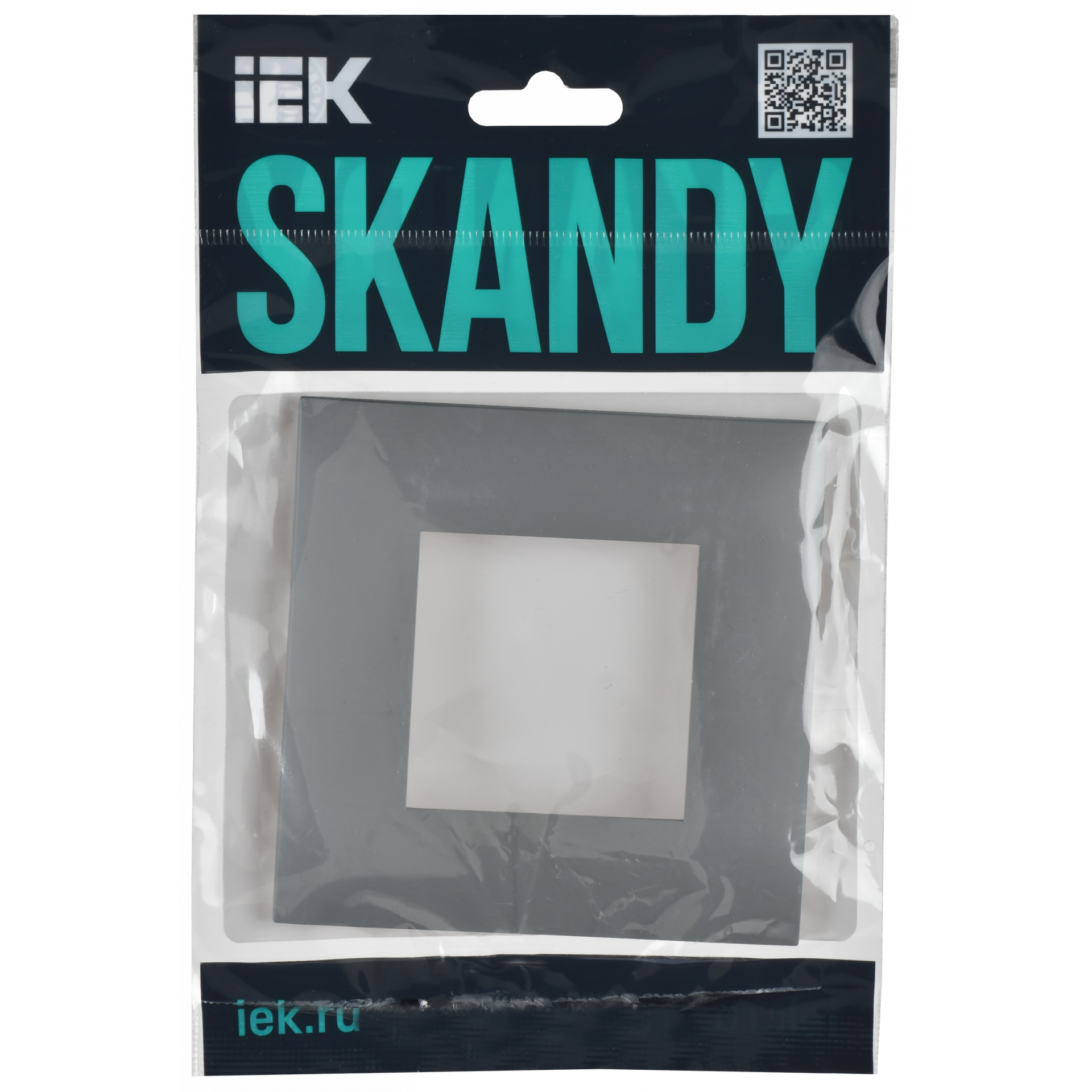 SKANDY Рамка 1-местная SK-F01Gr серый IEK