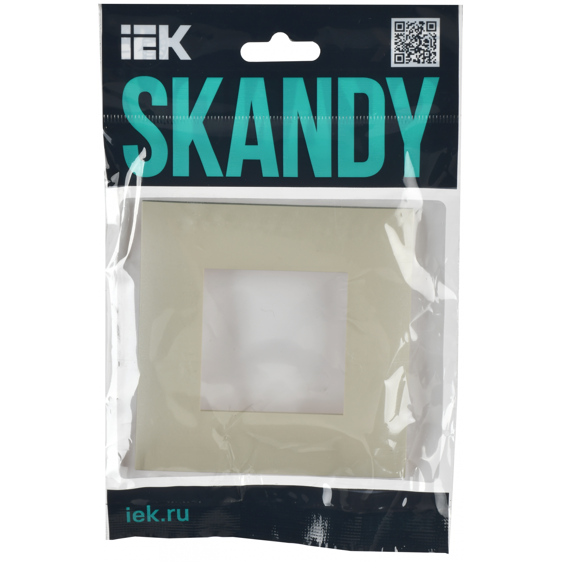 SKANDY Рамка 1-местная SK-F01B бежевый IEK