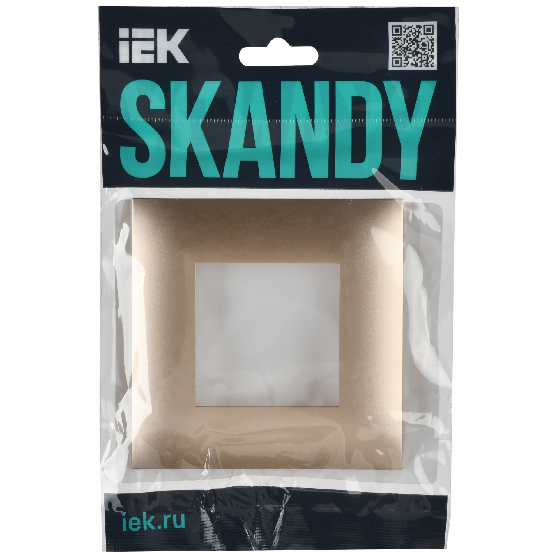 SKANDY Рамка 1-местная SK-F01Sa песочный IEK