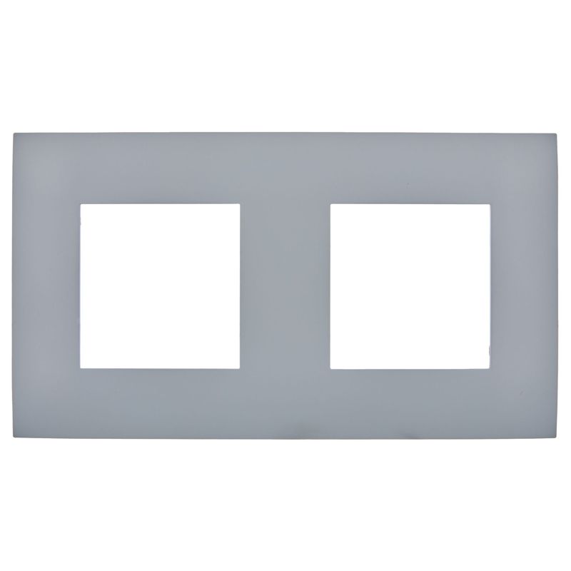 SKANDY Рамка 2-местная SK-F02Gr серый IEK