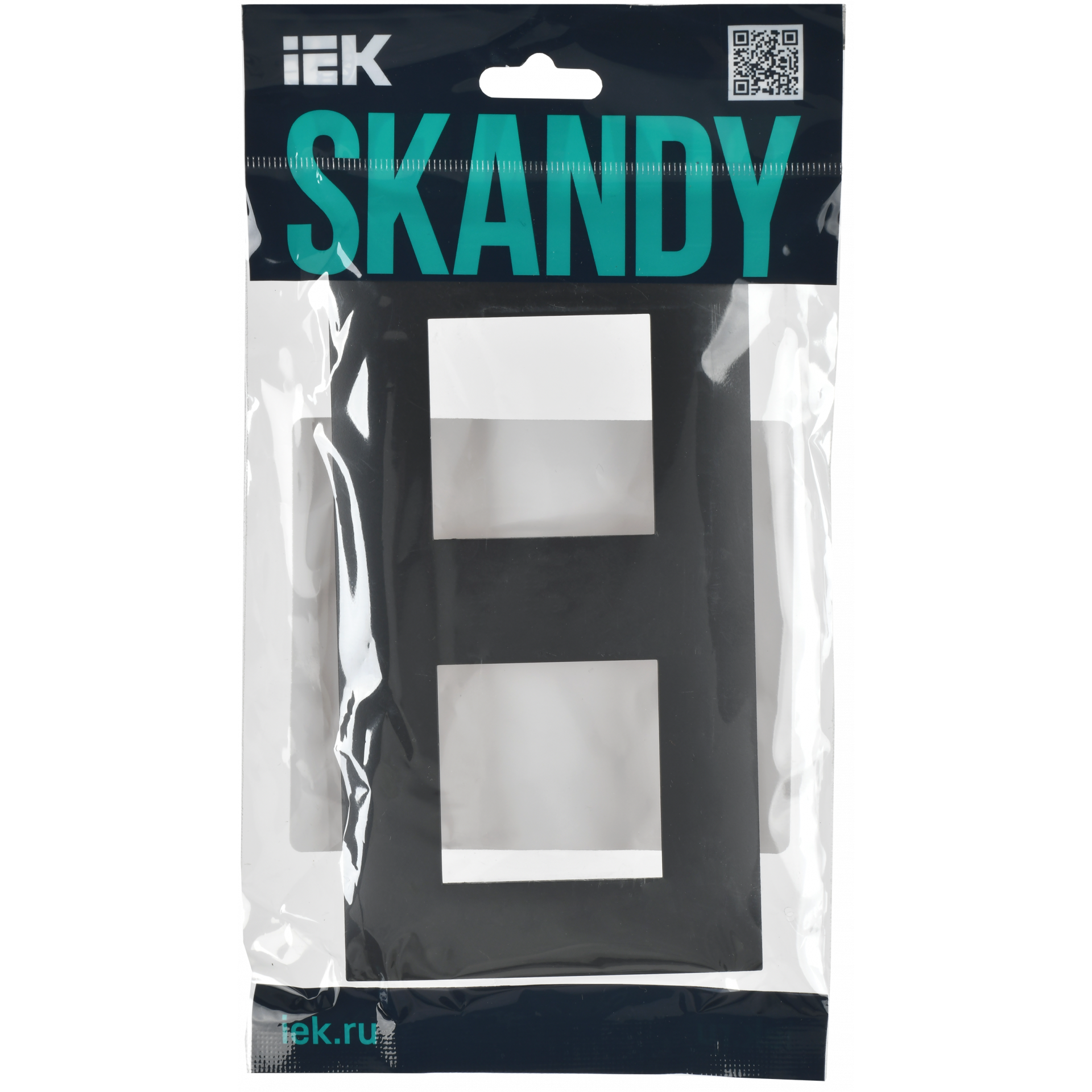 SKANDY Рамка 2-местная SK-F02T титан IEK