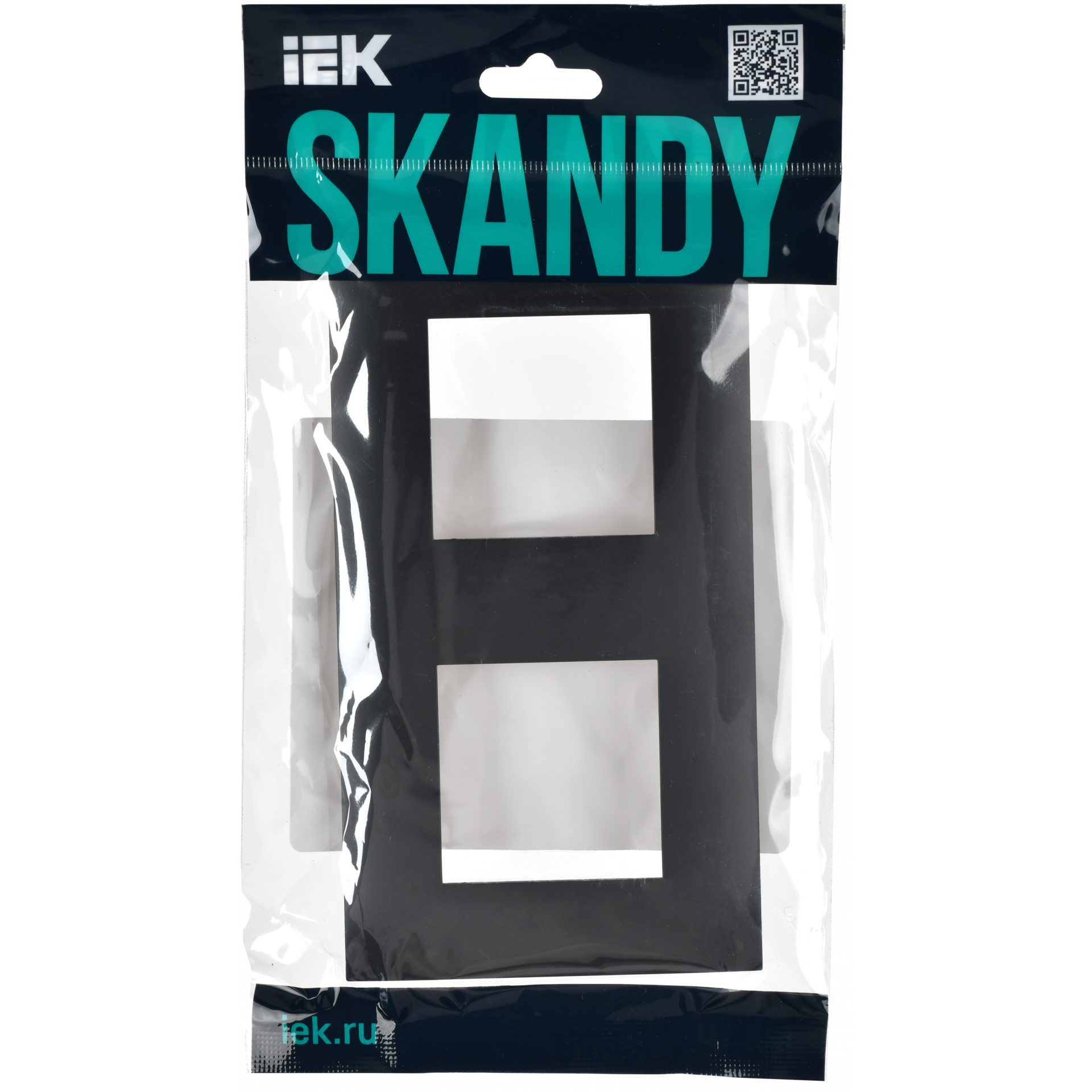 SKANDY Рамка 2-местная SK-F02G графит IEK